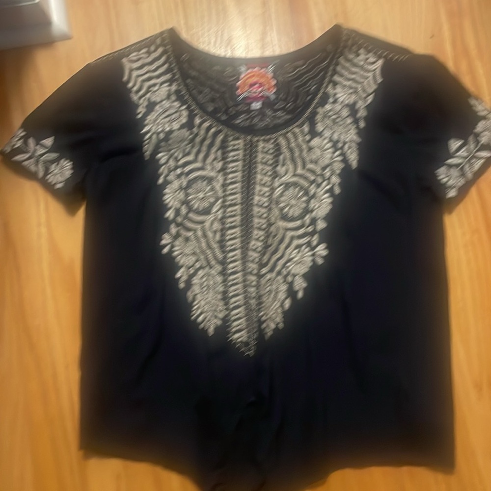 Johnny Was Embroidered Top M